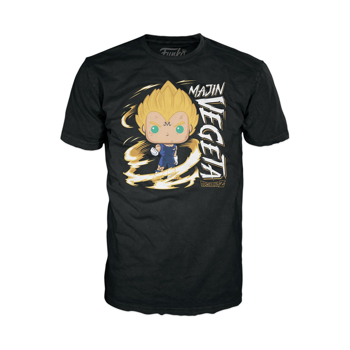 Paquete de 2: Funko Pop y Playera Majin Vegeta 862 GITD - Dragon Ball Z