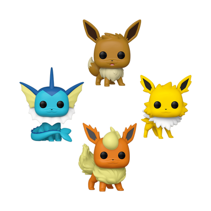 Funko Pop 4-Pack Eeve-Vaporeon-Joteon-Flareon - Pokémon