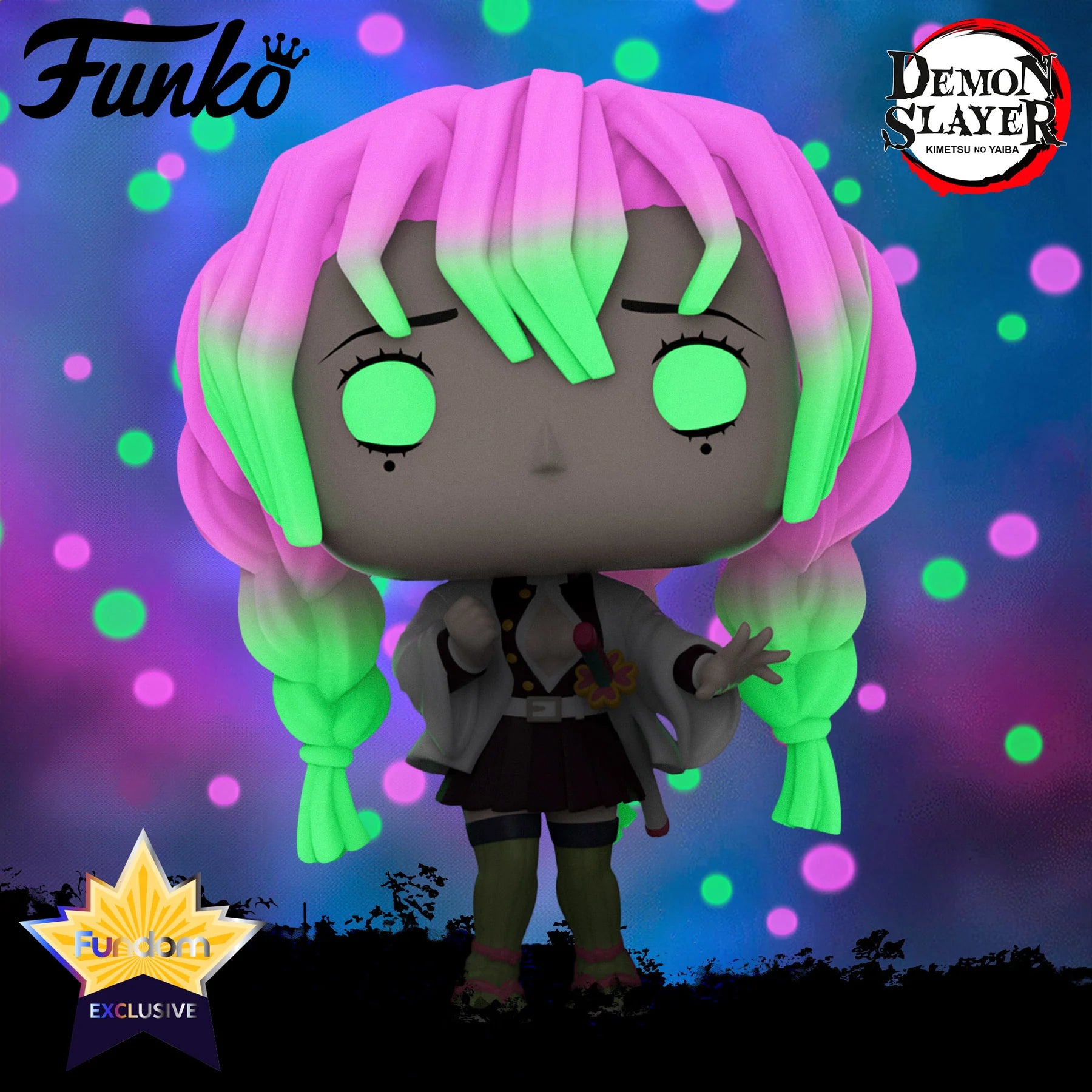 Funko Mitsuri Kanroji Exclusivo GITD 1306 - Demon Slayer: Kimetsu no Yaiba