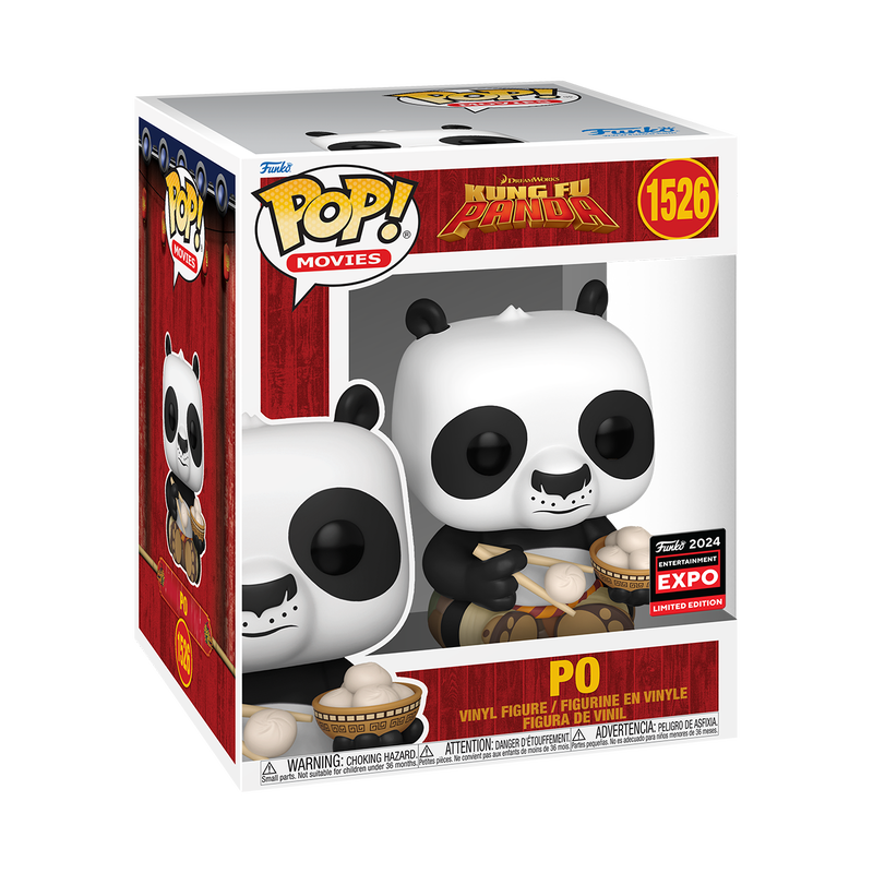 Funko Pop 6" Super Po con Dumplings - Kung Fu Panda - Exclusivo C2E2