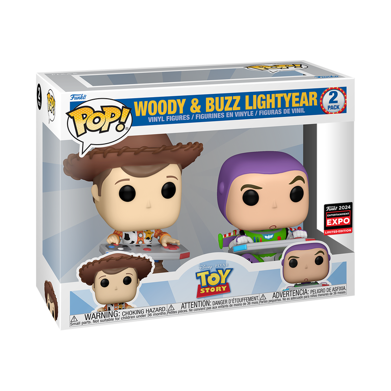 Funko Pop Buddy & Buzz 2 pack - Toy Story - Exclusivo C2E2