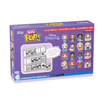 Bitty Pop Princesas Disney 4-Pack Serie 1 - Disney