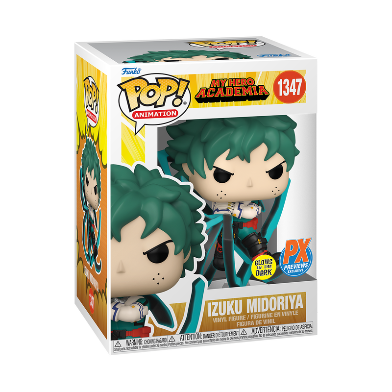 Funko Pop Izuku Midoriya 1347 Exclusivo GITD - My Hero Academia