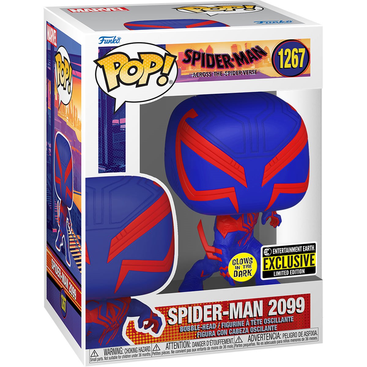 Funko Spider-Man 2099 Exclusivo GITD 12677 - Spider-Man: Across the Spider-Verse