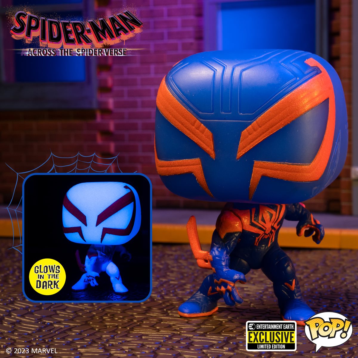 Funko Spider-Man 2099 Exclusivo GITD 12677 - Spider-Man: Across the Spider-Verse